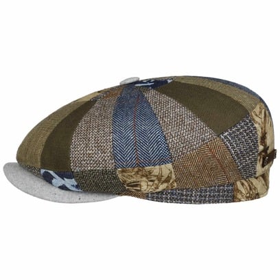 Hatteras Barista Patchwork Flatcap by Stetson