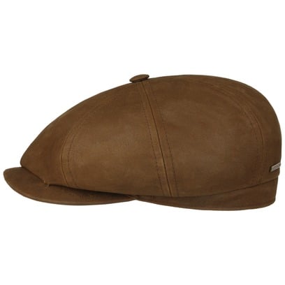 Hatteras Goat Velour Flatcap by Stetson