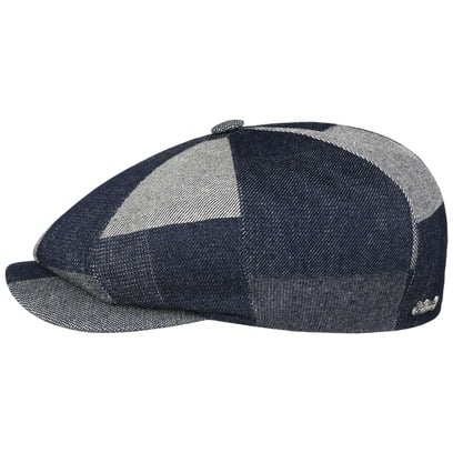 Cotton Patchwork 8 Panel Flatcap by Balmoral