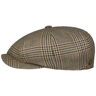 Larkhaven Check 8 Panel Flatcap by Balmoral