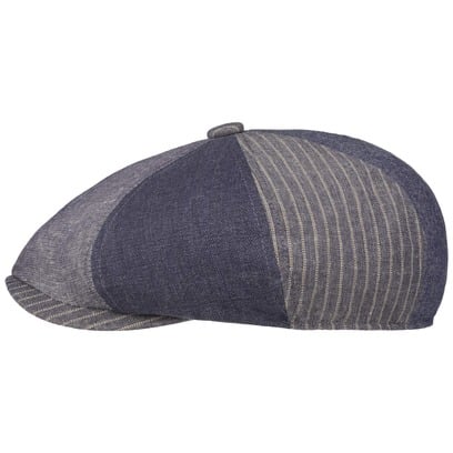 Cotton Patchwork Flatcap by Lipodo
