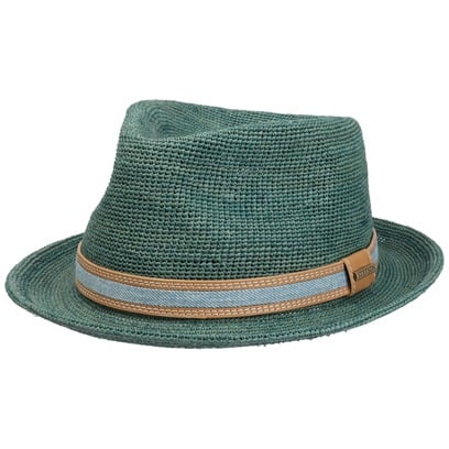 Vintage Player Crochet Raffiahut by Stetson