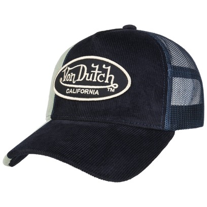 Contrast Cord Oval Patch Cap by Von Dutch