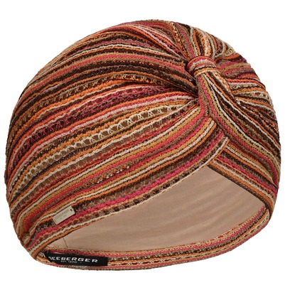 Multicolour Strickturban by Seeberger