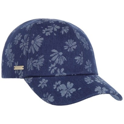 Denim Flower Cap by Seeberger