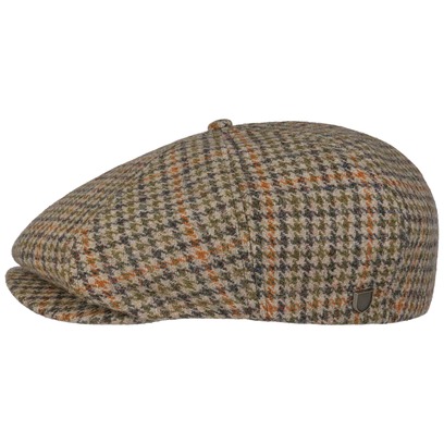 Brood Cotton Houndstooth Flatcap by Brixton