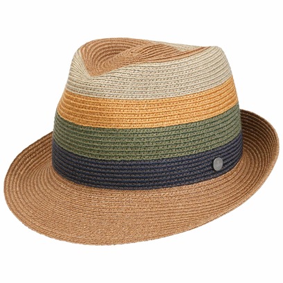 Colour Blocks Trilby Hanfhut by Lierys