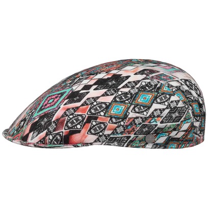 Graphic Mix Leinen Flatcap by Lierys