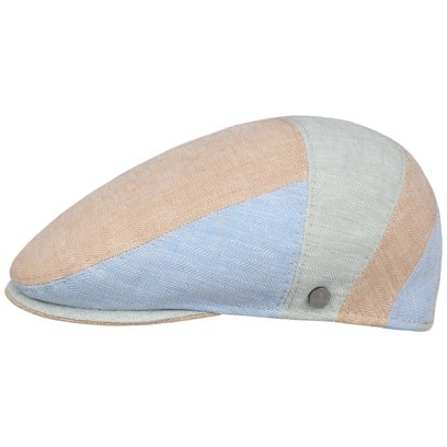 Armadillo Herringbone Leinen Flatcap by Lierys