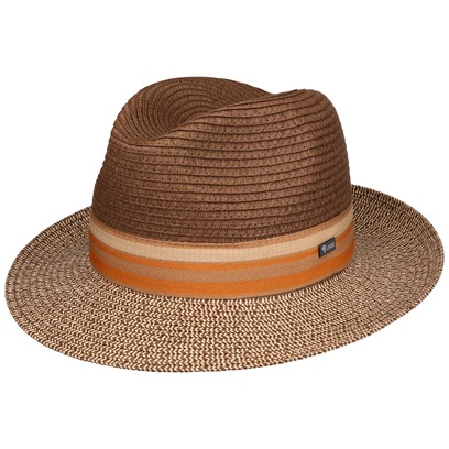 Brown Bogart Strohhut by Lipodo