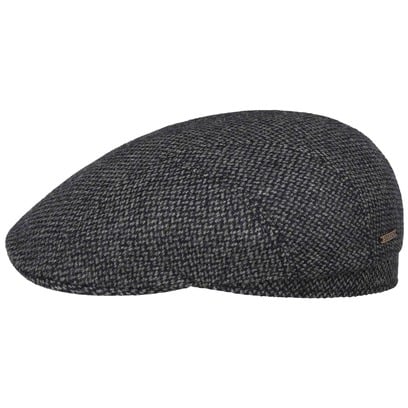 Elmdale Virgin Wool Driver Flatcap by Stetson