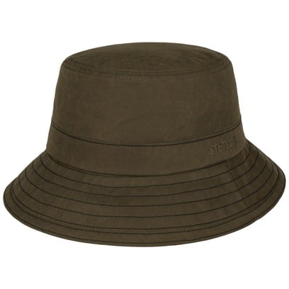 Waxed Cotton Bucket Outdoorhut by Stetson