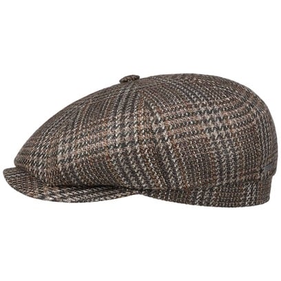 Hatteras Murnley Check Flatcap by Stetson