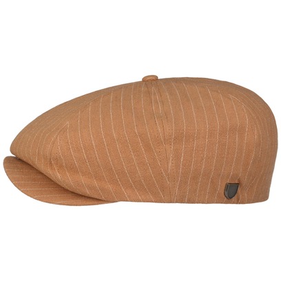 Brood Pinstripe Flatcap by Brixton