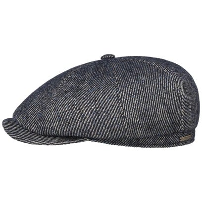 Hatteras Heavy Twotone Twill Flatcap by Stetson