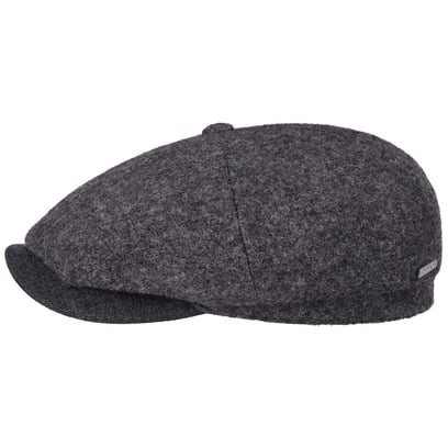 Hatteras Boiled Wool Flatcap by Stetson