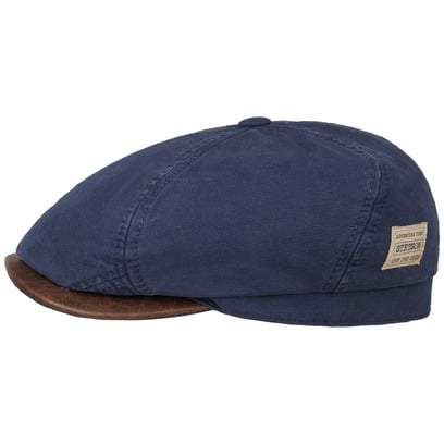 6 Panel Cotton Canvas Flatcap by Stetson