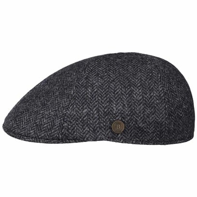 Wool Herringbone Duck Flatcap by Balmoral