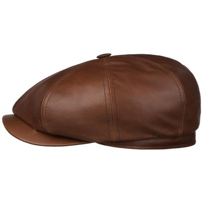 Hatteras Goat Nappa Bowling Flatcap by Stetson
