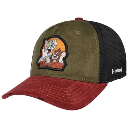 Tom & Jerry Faux Suede Cap by Capslab