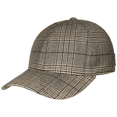 Pienza Check Wool Mix Cap by Borsalino