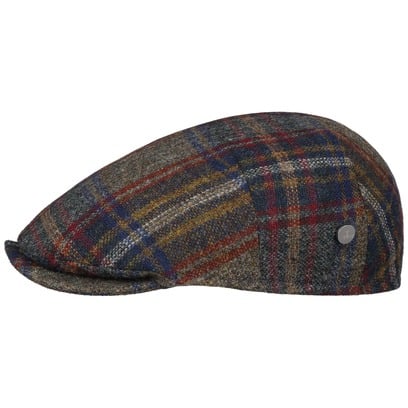 Capri Wool Check Flatcap by Lierys