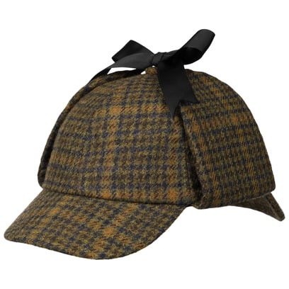 Deerstalker Houndstooth Cap by Lipodo