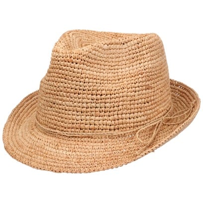 Crochet Trilby Raffiahut by McBURN
