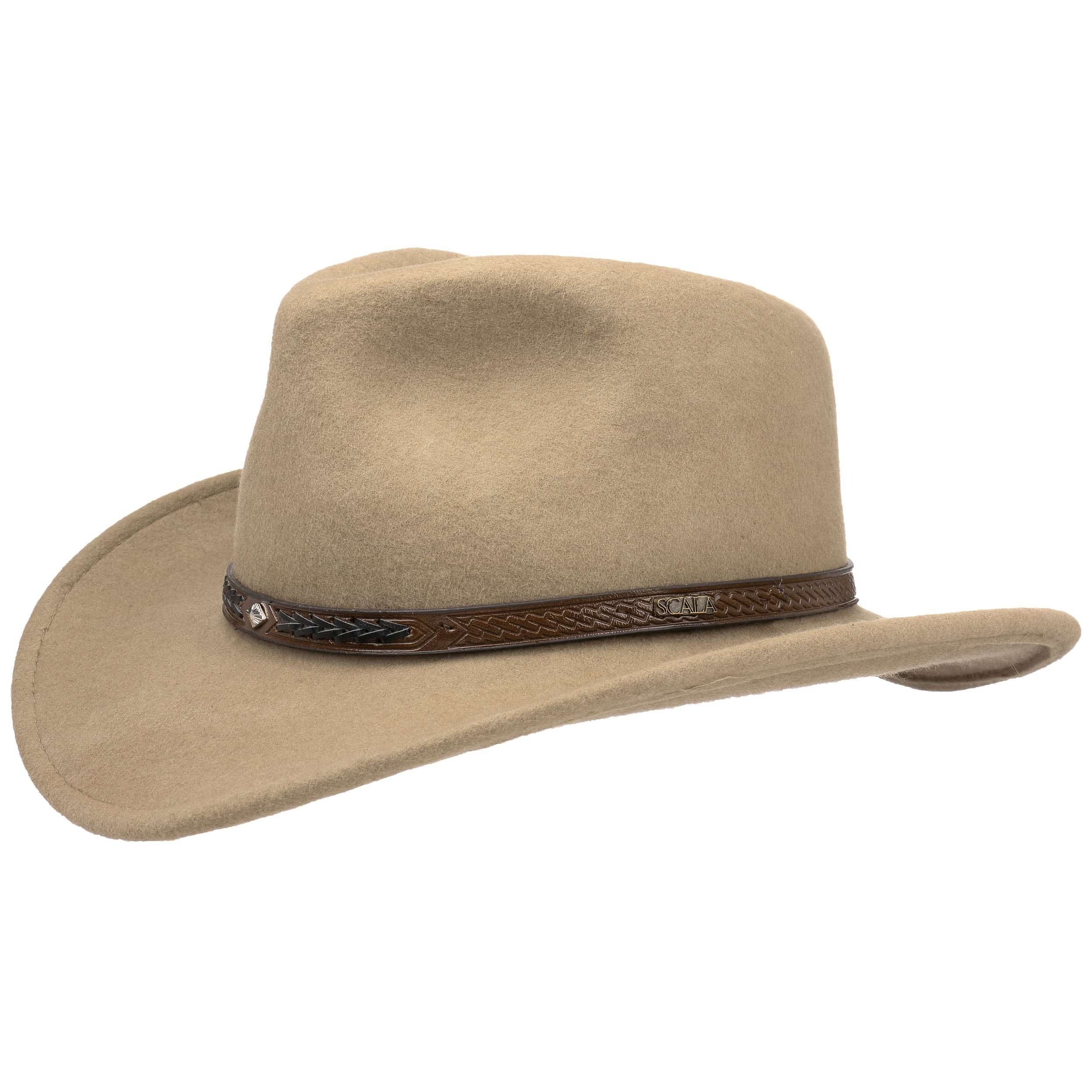 SCIPPIS Smokey Ranger Wollfilzhut Hüte Filzhüte Westernhut Cowboyhut