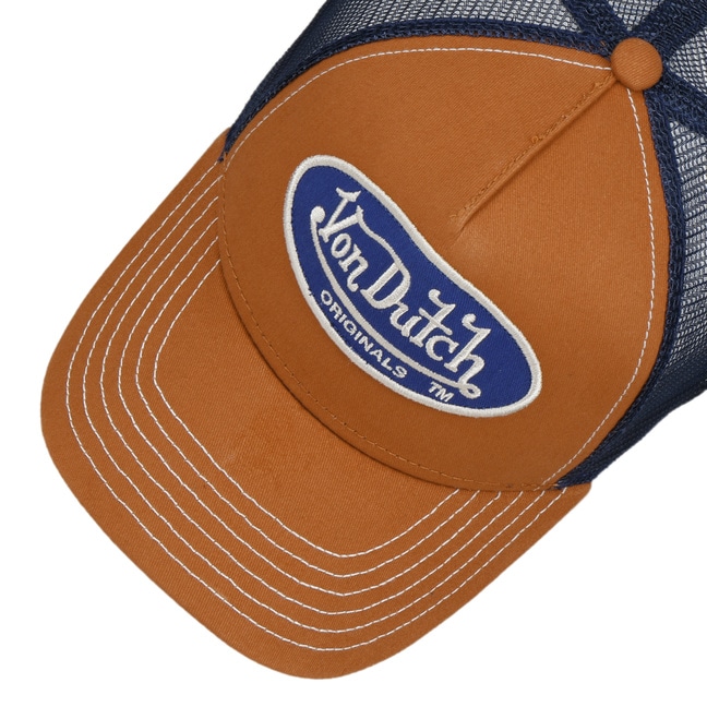 Boston Oval Patch Trucker Cap by Von Dutch