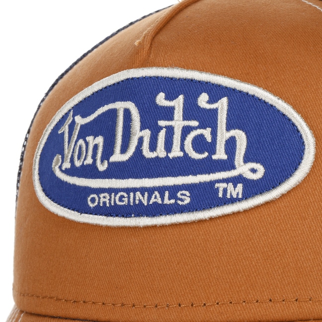 Boston Oval Patch Trucker Cap by Von Dutch