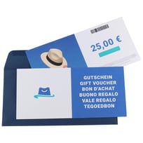 25 EUR Geschenkgutschein Hutschein - 25,00 &euro;