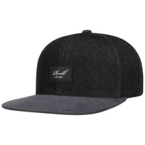 Black Denim Suede Cap by Reell - 39,95 &euro;
