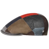 Capri Bic Leder Patchwork Flatcap by Lierys - 119,00 &euro;
