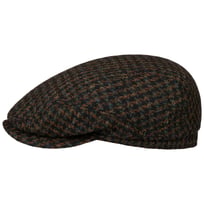 Harris Tweed Houndstooth Driver Flatcap by Stetson - 179,00 &euro;