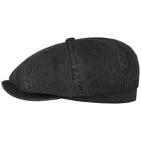 Hatteras Black Denim Flatcap by Stetson - 89,00 &euro;