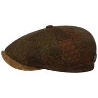 Hatteras Dark Paisley Flatcap by Stetson - 119,00 &euro;