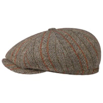 Hatteras Herringbone Stripe Flatcap by Stetson - 119,00 &euro;