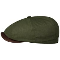 Hatteras Waxed Cotton Linen Flatcap by Stetson - 99,00 &euro;