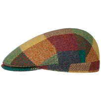 Herringbone Harris Tweed Colour Check Flatcap - 79,00 &euro;