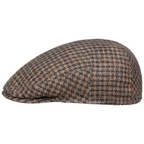 Houndstooth Tweed Driver Flatcap by Stetson - 149,00 &euro;