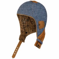 Leinen Cabriom�tze mit Leder by Stetson - 179,00 &euro;