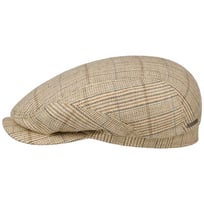 Linen Mix Stripe Driver Flatcap by Stetson - 119,00 &euro;