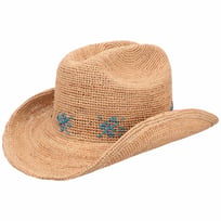 Odessa Crochet Western Raffiahut by Brixton - 109,00 &euro;