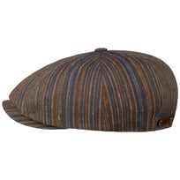 Stripe Barista 8 Panel Flatcap by Stetson - 119,00 &euro;