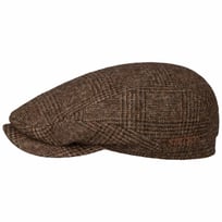 Sustainable Glencheck Driver Flatcap by Stetson - 89,00 &euro;