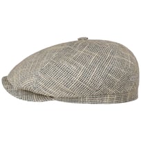 Sustainable Linen Mix 6 Panel Flatcap by Stetson - 89,00 &euro;