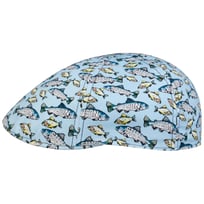 Texas Allover Fish Flatcap by Stetson - 69,00 &euro;