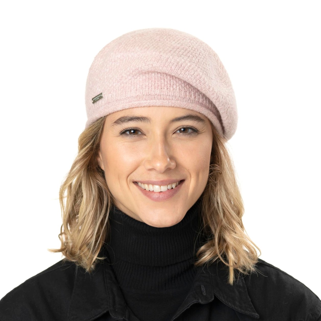 SEEBERGER Damen Strick Mütze »100% Baumwoll Baske mit Rollkante 53607-0« online kaufen bei SEEBERGER HATS